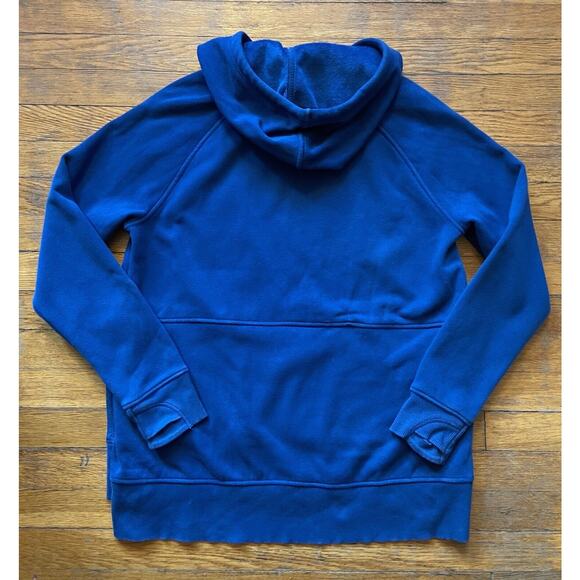 ATHLETA Blue Plush Lined Hoodie w/Tech Pocket sz Medium - Picture 11 of 12